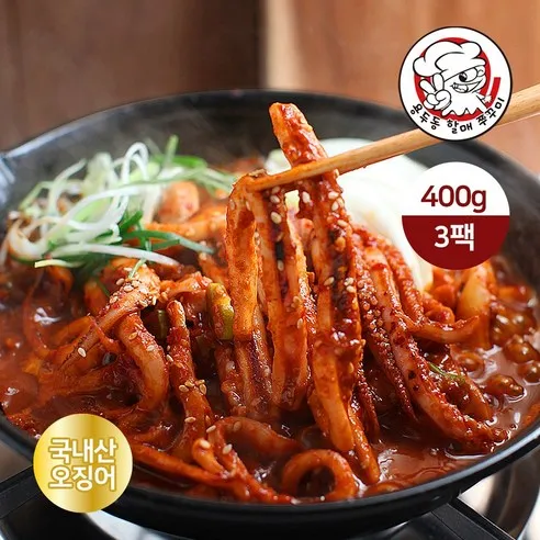 용두동 할매 오징어볶음 400g x 3팩 / 5팩, 400g, 3개