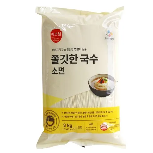 이츠웰 쫄깃한 국수 소면, 3kg, 1개