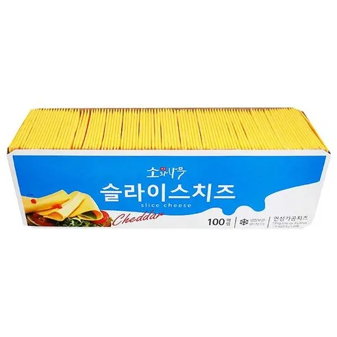 소와나무 슬라이스치즈, 18g, 100개