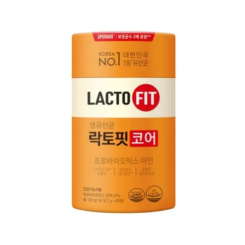 종근당 락토핏 생유산균 코어 1통(2개월분) 생 유산균, 120g, 1개