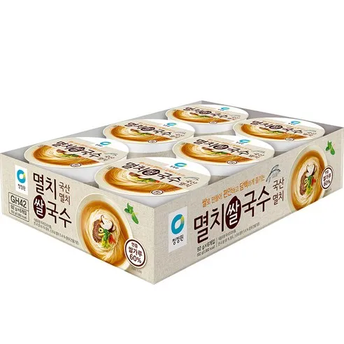 종가집멸치쌀국수, 92g, 6개