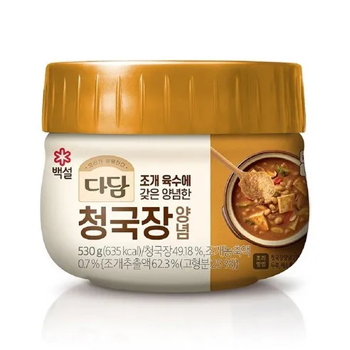 백설 다담 청국장찌개 530g, 530g, 1개