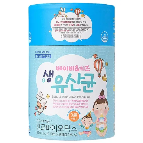 헬퍼장 베이비 키즈 생유산균, 2g, 90개