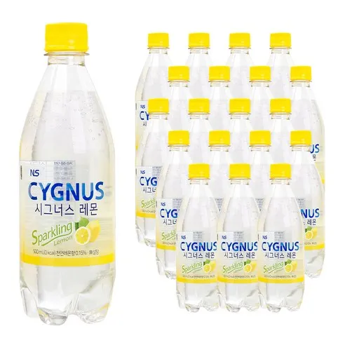 시그너스 레몬 탄산음료, 500ml, 20개