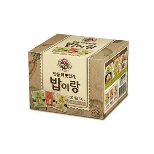 백설 밥이랑 20개입 실속포장36g, 36g, 1세트