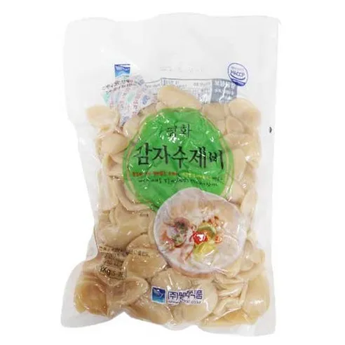 [요기푸드] 평화식품 감자수제비 1kg, 1kg, 2개