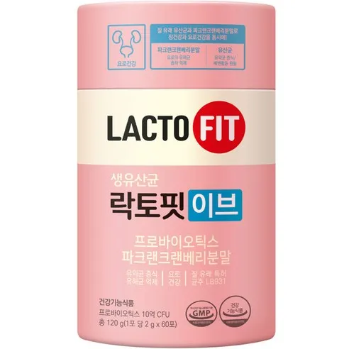 락토핏 이브 유산균 60p, 120g, 1개