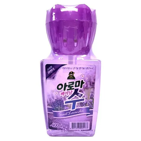 산도깨비 아로마 수 방향제 400ml 3개 라벤더향 거실 주방 냄새제거 화장실 욕실, 400ml, 라벤더, 3개