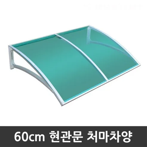 비오니 돌출60cm 현관문 라운딩처마차양 렉산 캐노피 DIY