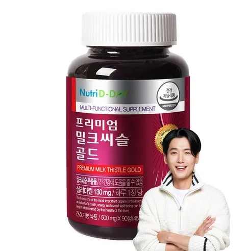 뉴트리디데이 프리미엄 밀크씨슬 골드 500mg, 90정, 1개