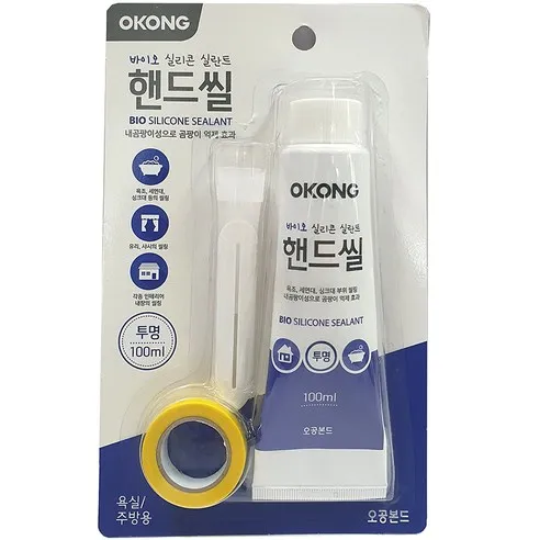 오공 바이오 핸드씰 투명 100ml, 1개