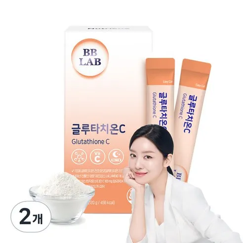 뉴트리원 비비랩 비타민C 글루타치온C 건조효모 30p, 120g, 2개