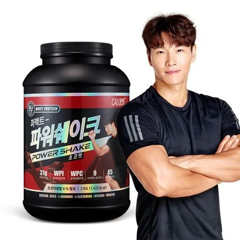 칼로바이 퍼펙트 파워쉐이크 초코맛 단백질보충제, 2kg, 1개