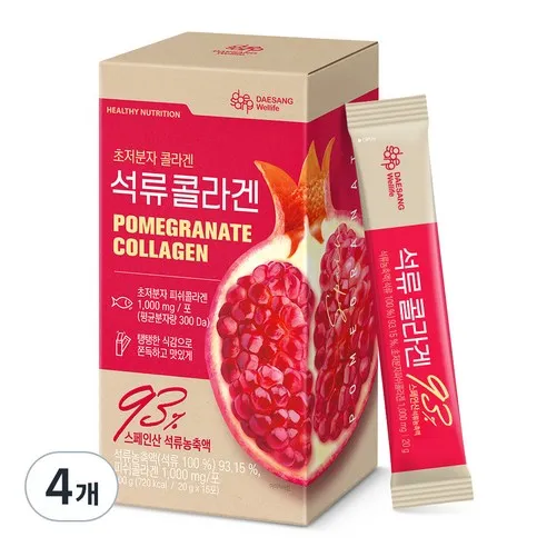 대상웰라이프 석류 콜라겐, 300g, 4개