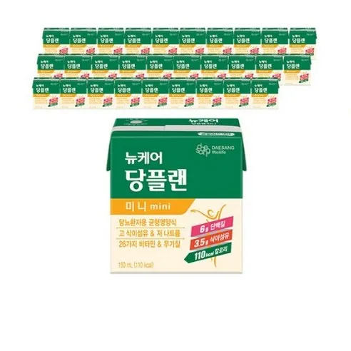 [대상웰라이프] 뉴케어 당플랜 미니(150mlx30팩) 1박스, 150ml, 30개