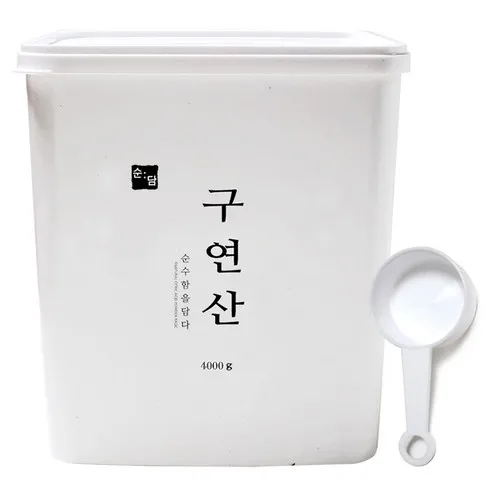 순담 구연산 4kg 섬유유연제 세정제 세제 바스켓