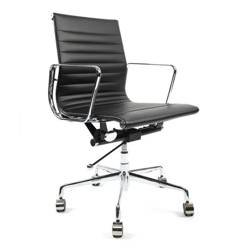 휘게 임스체어 eames chair 사무실 디자인 컴퓨터 고급 1인용 사무용 오피스 의자 디자이너 명품 가죽 인테리어 EA117, 인조가죽(PU) -..., 1개